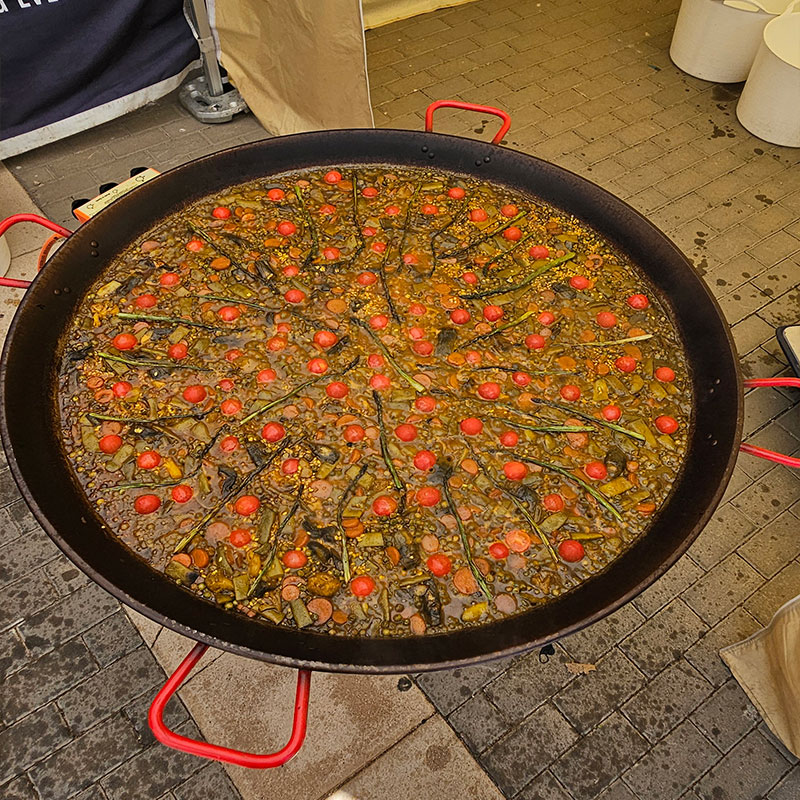 Paella de verduras